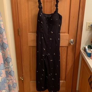 Wild Fable Black Floral Romper